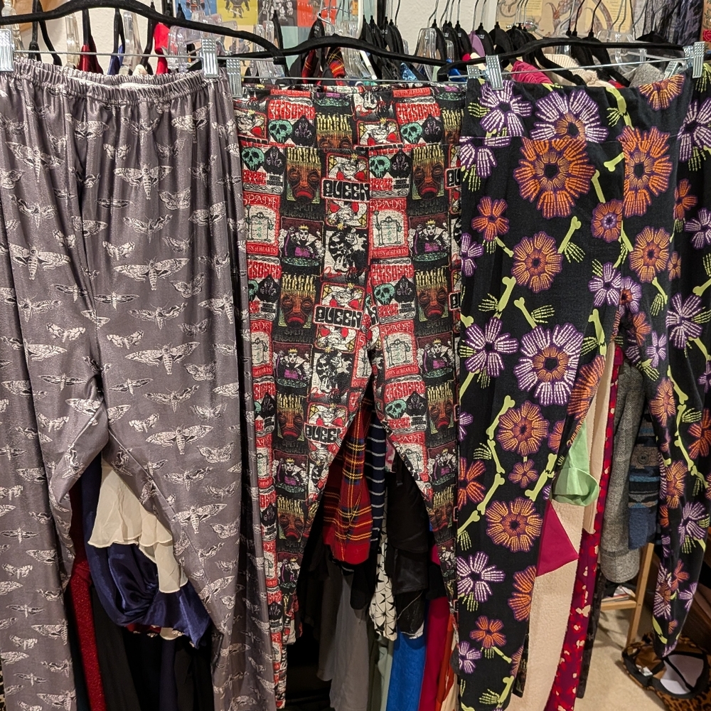 3 Pair Bundle Colorful Leggings - 1/2X